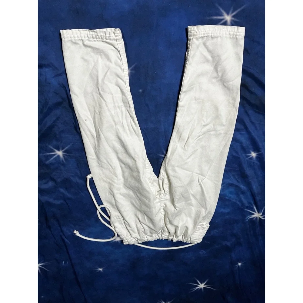 Moya Brand 025 White BJJ Gi Pants Size K2 Brazilian Jiu Jitsu Martial Arts